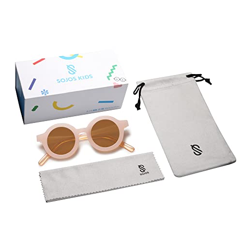 Image of SOJOS Cute Round Polarized Sunglasses for Kids Girls Boys UV400 Protection De Sol Gafas Beach Holiday