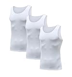 Photo Gallery hibety - canotta a compressione da uomo, 3 confezioni da 3 pezzi, senza maniche, a compressione, a freddo e asciutto - bianco - s Photo Gallery hibety - canotta a compressione da uomo, 3 confezioni da 3 pezzi, senza maniche, a compressione, a freddo e asciutto - bianco - s