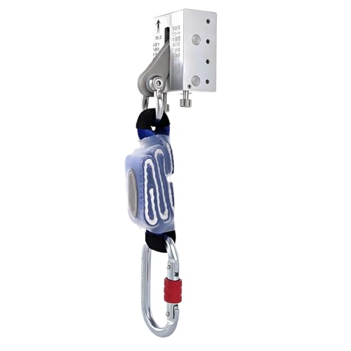 PUREFAA Weight Wind Track Fall Protectors with Automatic Locking Quickly Installation Protecting Aerials Work Tool Retractable Fall Arrester