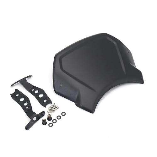 Windschild Bildschirm Motorrad-Windschutzscheiben-Spoiler Für Yamaha XSR900 2016–2021 Sportliche Frontplatte, Windabweiser, Windschutz, Verkleidungsschutz(SCHWARZ)