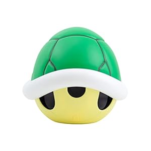 Paladone PP8028NN, Super Mario Bros Green Shell Light con sonido / Funciona con pilas, producto oficial de Nintendo Talla única, multicolor
