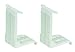 Produktbild Hettich Dachschrägen-Adapter - zur Montage von Schiebetürprofilen - 50 kg/Paar, Kunststoff, weiß - 9219926