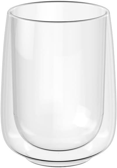 Villeroy & Boch Artesano Hot & Cold Beverages Latte-Macchiato Mug, Set of 2 Glasses, Double-Walled Glasses for Cold and Hot Beverages, 11.75 oz, Borosilicate Glass, Dishwasher-Safe, Microwave-Safe
