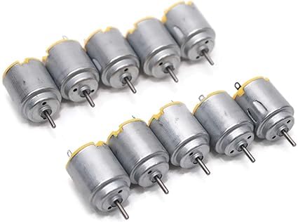 TESTIN ELECTRONICS DC Motor Mini Electric Motor Carbon Brush High Speed Torque Electric Toy Cars Engine Motor Kit, for DIY Fan Toys Cars Models- PACK OF 10-picture-13
