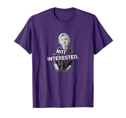 Marilyn Monroe - Not Interested T-Shirt