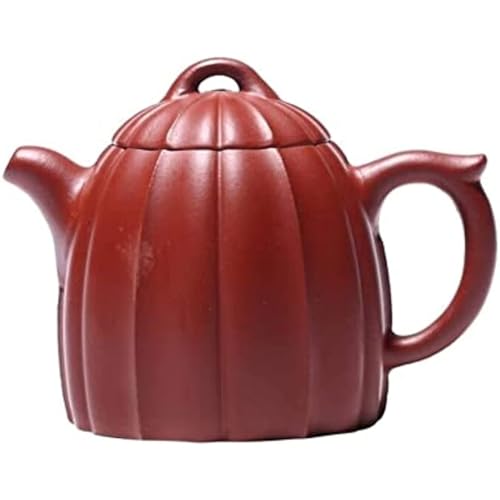 FLADO Service à thé Chinois Gongfu 220 ML, théière en Argile Violette Faite à la Main, célèbre théière pour Voyage, Maison, Cadeaux, extérieur et Bureau