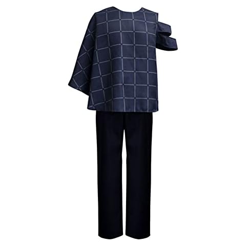 Dmspace Anime Jujutsu Kaisen Costume Mahito Cosplay Outfit Suit for Halloween Carnival Party Uniform Cover