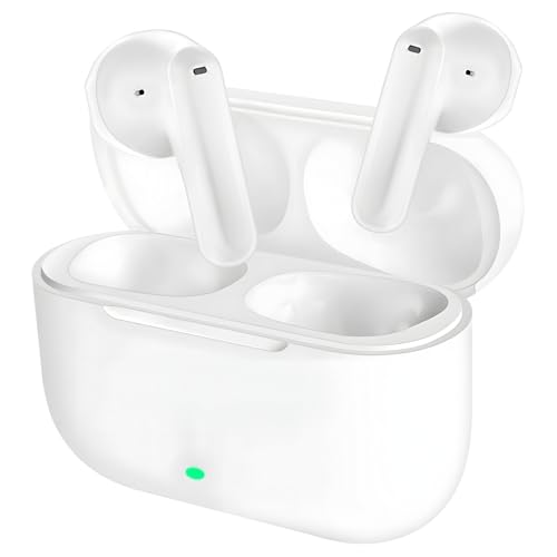 Wireless Earbuds, Bluetooth 5.3 in Ear Headphones, 40H Playtime Bluetooth Earbuds with Noise Cancelling Mic, Hi-Fi Stereo Deep Bass Wireless Earphones IPX8 Waterproof for iPhone/Android/Samsung