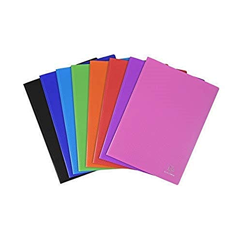 Exacompta display book Opak A4 60 pockets 8 random colours
