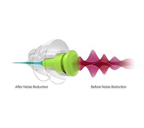 MSA SoundOut Ear Plugs for Sleeping | Reusable & Comfortable Side Sleeper Ear Plugs, Noise Reduction, Snoring | 2 x Hypoallergenic Earplugs, 3 Sets of Acoustic Filters, 1 x Travel Case