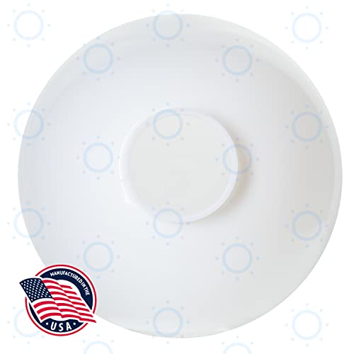 Kastlite 20008-WH-4F 8 Inch White Acrylic Lamp Post Globe thumb #3