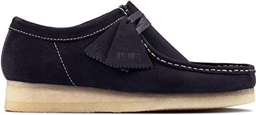 Clarks Mens Wallabee Loafer, Ink Suede, Size 8 | Image 1