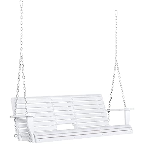 Outsunny 3-Seater Wooden Porch Swing Cover