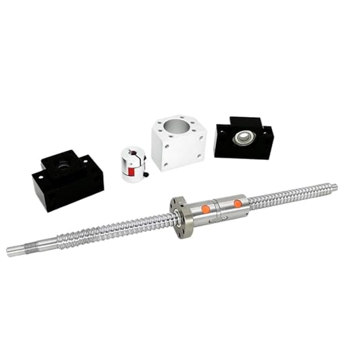 Metal Ball Screw nut end Processing DFU2005 Double Ballnut Bracket BK15 BF15 End Support 8mm Motor Shaft Coupler Router Kits(675mm)