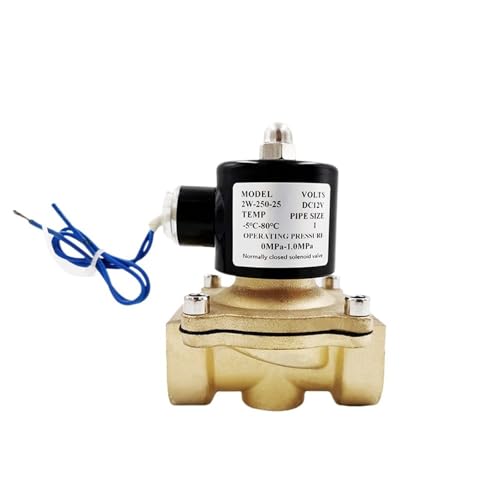 Électrovanne normalement fermée DN15 en laiton pour circuits eau huile air - 2