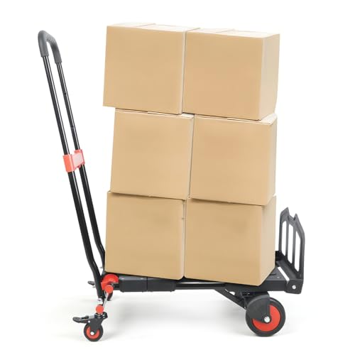 Carretilla Plegable 3 en 1 con 4 Ruedas 150 kg miniatura 3