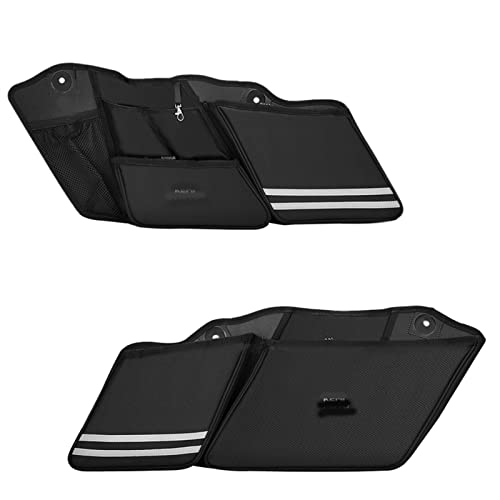 Organisateur mural de sacoche pour voyager en Harley Road King et Street Glide 2014-2019