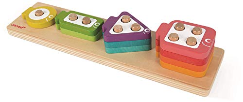 Janod Holz-Stapelspiel Fisch