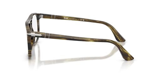 Image of Persol mens Po3329v Greta Aviator Prescription Eyewear Frames