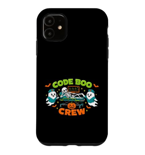 Code Boo Crew Medical Halloween Costume Nursing Hospital Fun �X�}�z�P�[�X iPhone 11 �p
