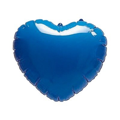 Amazon | ハート型ビニール風船 青（無地） 風船 ポップバルーン