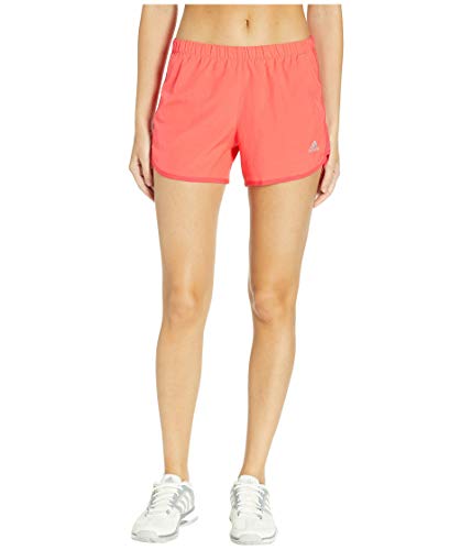adidas Women's 4'' Marathon 20 Shorts US Small, Shock Red/Active Pink