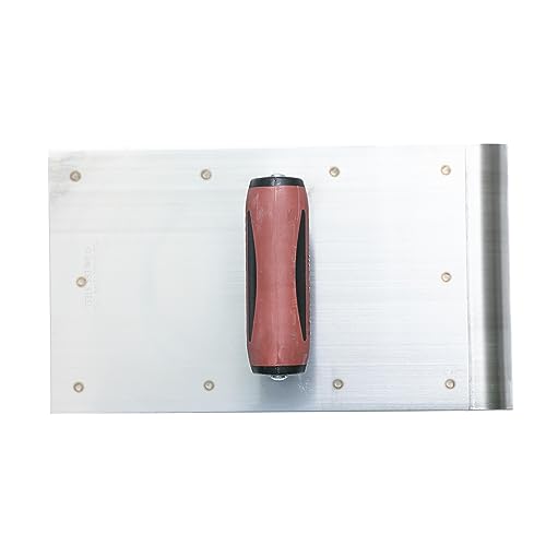 Marshalltown Sicherheitsstufen Nutfräse/Kantenkelle, R 19 mm, L 22 mm, 6 mm Nut, Durasoft Griff, Edelstahl, Maße: 152x254 mm