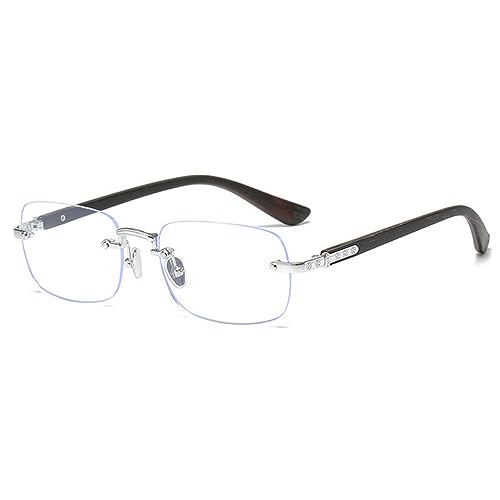 Gafas de luz azul para aliviar fatiga ocular de ordenador sin montura hombre