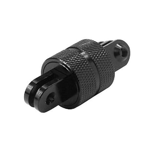 Action Pro 60-Degree CNC Aluminum Rotatable Adapter for GoPro-13/12/11/10/9/8/7/6/5/4/XIaomi/YI/SJCAM/4K Eken Action Cameras