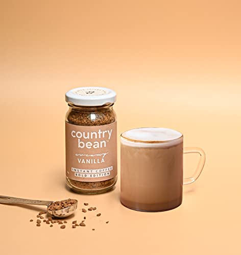 Country Bean Vanilla & Original Flavors Granule, Glass Bottle Combo Pack Of 2 X 50 Gram