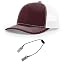 Maroon/White