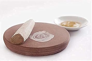 Srajan 1 pcs Lab Tested ISI Seal Sandalwood Scented Processed Mysore Chandan Sticks 30-40 Gram for Puja (White Chandan with Pata)