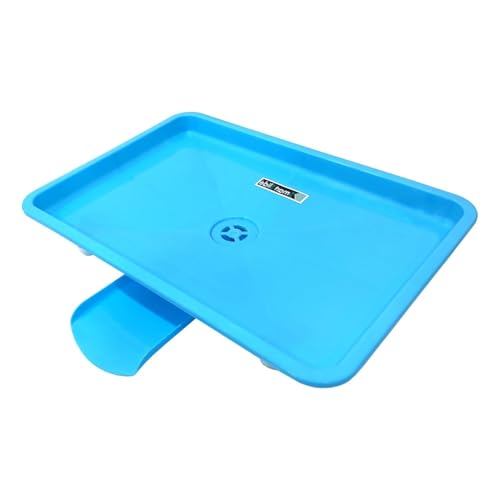 Image of SmartSlide Plastic Tray (12X17 Inch) for Dish Drainer Basket Dish Rack Drip Tray /Water Collector for Utensil Rack