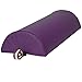 Master Massage Massage Bolster,Pillow Cushion, PU Upholstery, 100% Memory Foam, for Massage/Spa/Beauty/Tattoo/Back Pain Relief (Purple, 6'' Half Round)