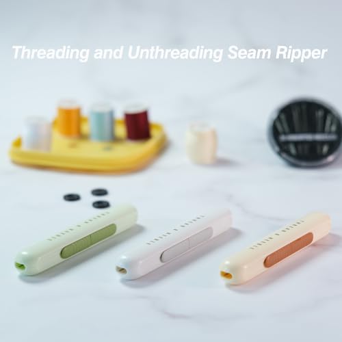 Seam Rippers, 2-in-1 Threader for Sewing,Threading and Unthreading Seam Ripper,Multifunctional Sewing Tool for Sewing, Crafts and Knitting Unthreading Supplies. (3PCS) - Thumbnail 7