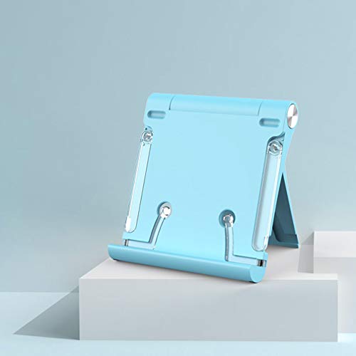 Portable Multifunction Book Cookbook Stand Holders For Correct Reading Posture, Foldable Reading Stands, Textbook Magazine Recipe Tablet Display Stand, Agnle Adjustable,Blue #TOP17