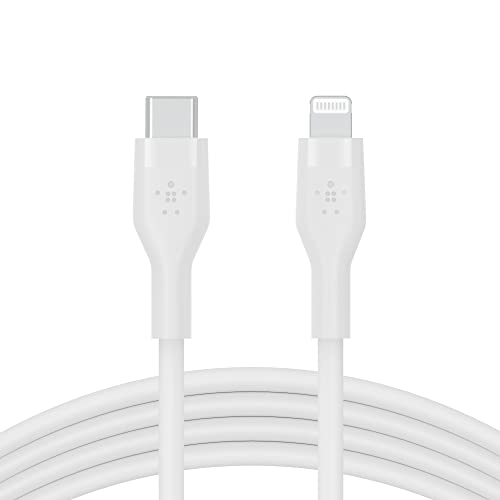 Image of Belkin USB C to Lightning Cable 6.6ft Fast iPhone Charger Cord