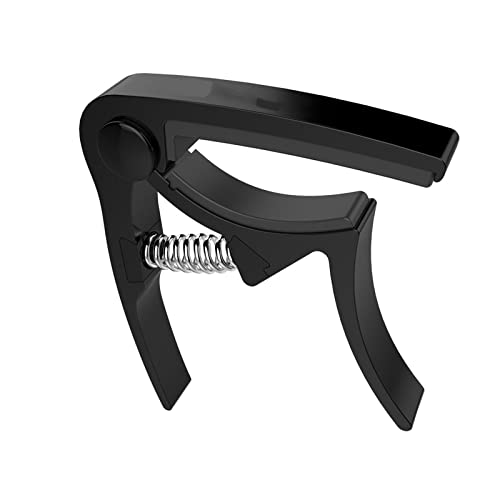 EIFINE Capo de Guitare en Alliage for Classique électrique Acoustique (Color : Svart, Size : 9.5 * 8 * 1.7 cm) - Les Beatles, Paul McCartney, John Lennon, RIngo Starr, George Harrison EIFINE Capo de Guitare en Alliage for Classique électrique Acoustique (Color : Svart, Size : 9.5 * 8 * 1.7 cm)