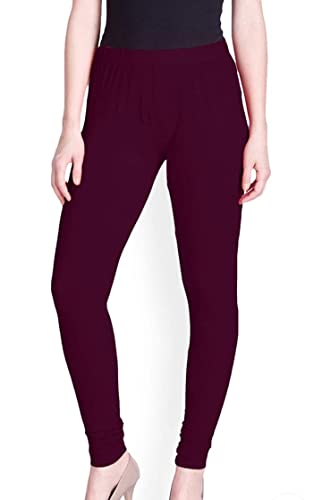 Image of Women's Cotton Chudidar Leggings | Stretchable | High Rise | Full Length | Soft & Comfortable | Ethnic Wear Bottom