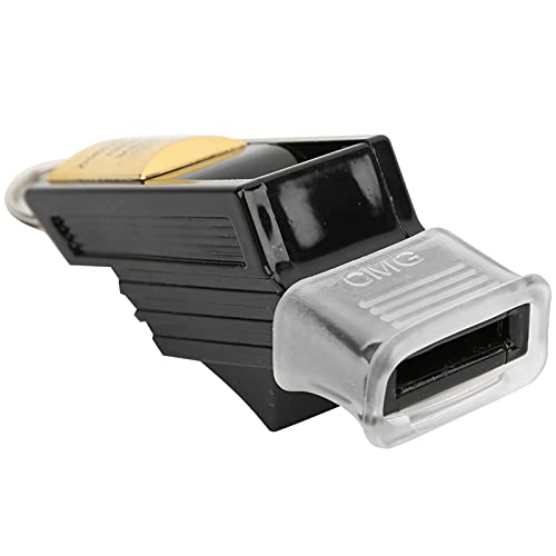 Silbato profesional ABS para árbitros color negro oro miniatura 7