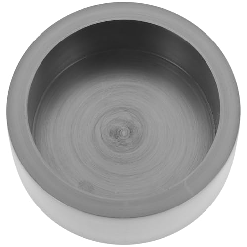 Anneome Molde de Fundición de Grafito Redondo 80 Ml 80X65X30 MM para Lingotes de Metal Molde de Fusión Resistente a Alta Temperatura Kit para Fundir Plata y en Joyería y Artesanía