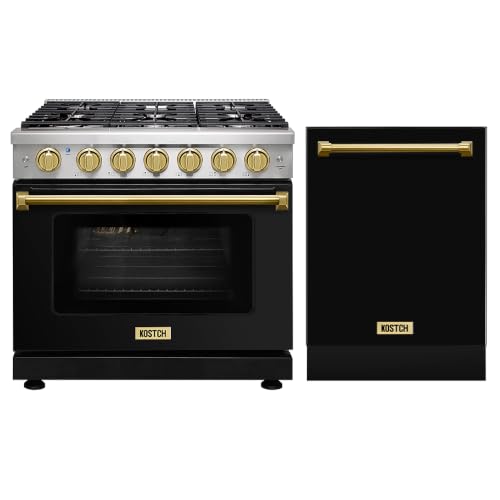 KOSTCH 36-Inch Propane Range and Dishwasher Set