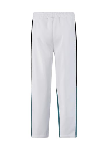 Mens Youth Loose Fit Sweatpants Button Jogging Pants Casual Solid Color Comfy Trousers Elastic Waist Button Outfits4