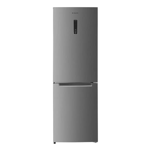 Aspes Frigorífico Combi Inox 2 Puertas. AC185601DNFDX, Capacidad 323 Litros, No Frost, Motor Inverter, Bajo Nivel Sonoro, Puerta Reversible, Apertura Tipo Uñero, Clasificación Energética D