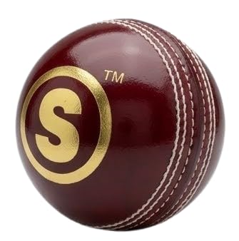 Professional Cricket Match Leather Ball – Hand Stitched 4 Piece | Water-Resistant Durable Design | Excellent Bounce | Strong Seam for Swing Bowling | 90 Overs Ball-picture-30