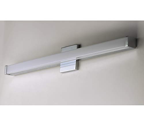 Image of Maxim Lighting Spec Bath Vanity Light | Polished Chrome Aluminum Finish | Contemporary Indoor Light Fixture | Ideal for Bathrooms & Powder Rooms | Dimmable | Home Decor Light Fixture | 52004PC
