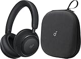 Soundcore Space 2 by Anker, Active Noise Cancelling Headphones with Protective Case, Comfortable Fit, 50H Playtime, LDAC Hi-Res Wireless Audio, Dual Connection, Clear Calls, Bluetooth 6.1, Nap Mode