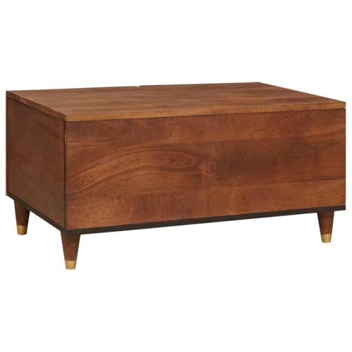 Table basse bois manguier massif : la solution gain de place pour votre salon - 7