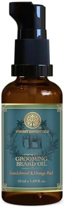 Forest Essentials Grooming Beard Oil | Light, Non-Greasy Ayurvedic Beard Growth Oil | For Daily Use