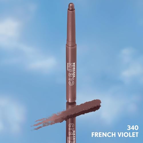 CoverGirl Clean Eye Color, French Violet, Eyeshadow Sticks, Ultra Creamy Formula, Lightweight, Buildable Formula, Lasts All Day, Smudge-Proof, 0.05oz - image 3